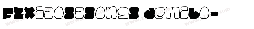 FZXiaoSaSongS DemiBo字体转换